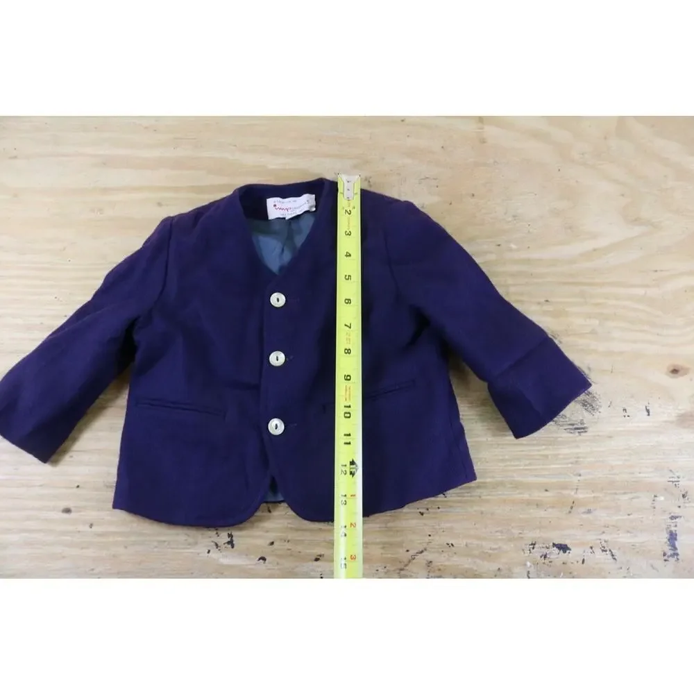 Vintage Imp Originals Kids XL Blue Blazer Wool Toddler